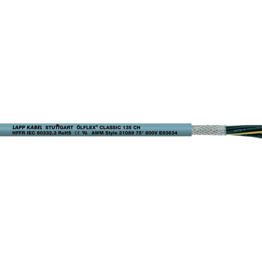 Lapp Kabel&Leitung - Energiekabel < 1 kV, für ortsveränderlichen Einsatz ÖLFLEX CLASSIC 135 CH 1123324 18G1,5