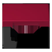 Jung - Abdeckrahmen Klappdeckel m. Stellfeder LC 990 BFKL 229 rouge carmin