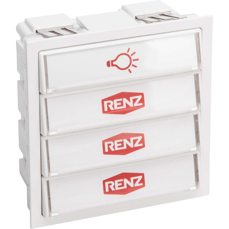Renz Metallwaren - Funktionsmodul für Türkommunikation Komb.Klingel/Lichtmodul 97-9-85276 ws