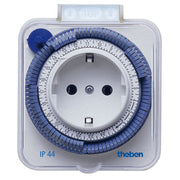 Theben - Steckdosenschaltuhr Zeitprogrammstecker TIMER 26-IP44 ws