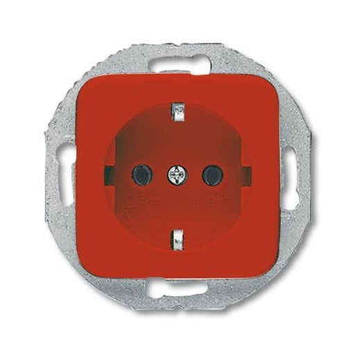 Busch-Jaeger - Steckdose SCHUKO Steckdosen-Einsatz 20 EUCRD-217-101 rot RAL 3020