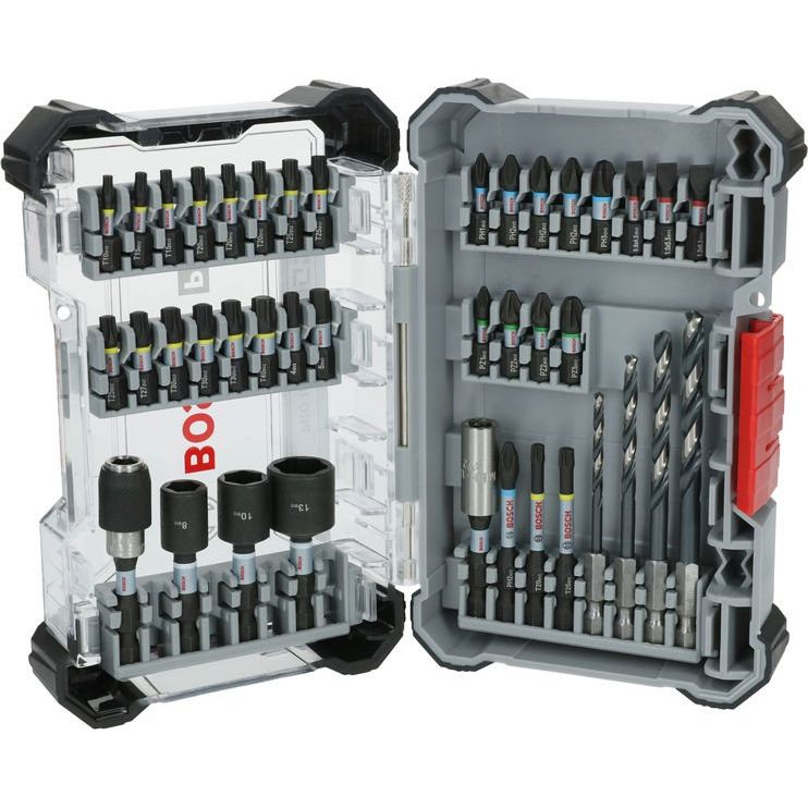 Bosch - Werkzeugset PRO Impact Schrauberbits 2608521U86VE(40) und Metallbohrer Set − 3 Packung