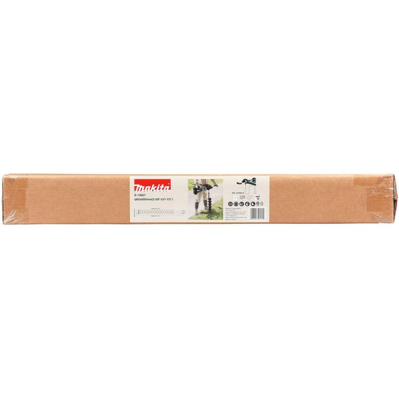 Makita - Erdlochbohrer Erdbohrer mit Stift E-13627 60x800 mm