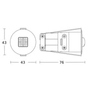 Steinel - Bussystem-Bewegungsmelder Präsenzmelder IR Quattro MICRO KNX KNX WS DE