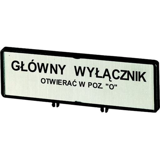 Eaton - Zubehör/Ersatzteile für Niederspannungs-Schalttechnik Träger mit Schild ZFS71-P3 T5 T5B P3 88x27mm