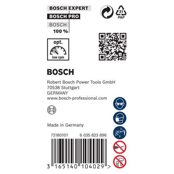 Bosch - Bohrer PRO Wood HSS 2608597408 Installationsbohrer
