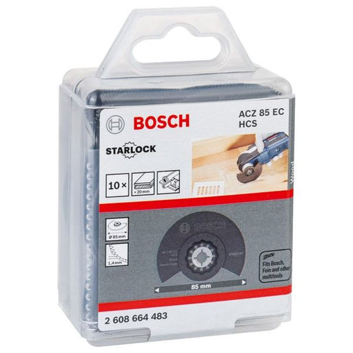Bosch - Blatt für Oszillierer HCS Segmentsägeblatt ACZ 2608664483 85 EC Wood 85 mm