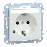 Merten - Steckdose SCHUKO-Steckdose aws/gl MEG2305-0325 Übersp.Sch.Schriftf