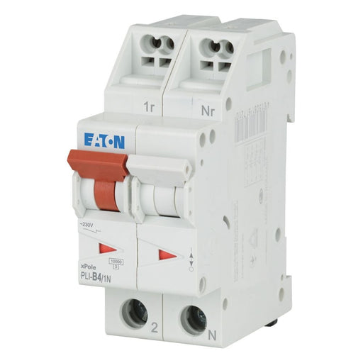 Eaton - Leitungsschutzschalter PLI-B4/1N B 4A, 1p+N Steckkl