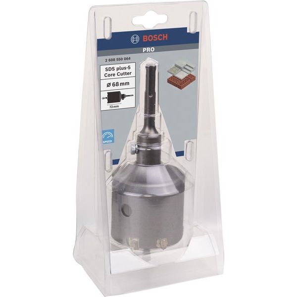 Bosch - Bohrkrone PRO SDS plus-5 2608550064 Bohrkronen-Set 68 x