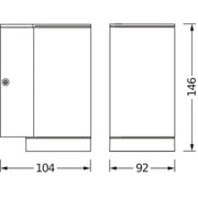 Ledvance - Decken-/Wandleuchte Wandleuchte GU10 ENDURA#4058075554535