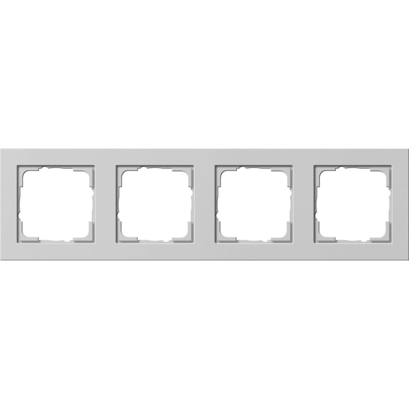 Gira - Abdeckrahmen 4-f. 021437 grau