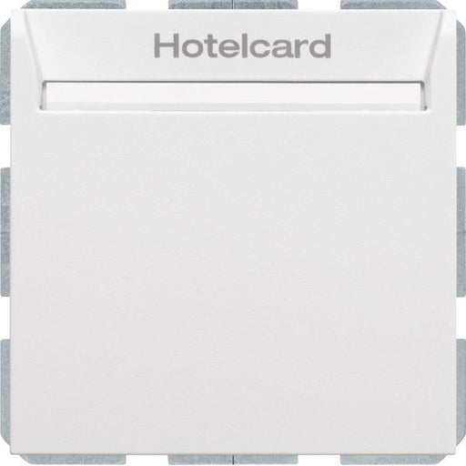 Berker - Taster Relais-Schalter Hotelcard 16409909 polarweiß matt