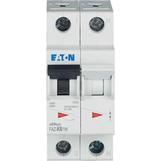Eaton - Leitungsschutzschalter 1p. FAZ-K6/1N 6A Charakt.: K