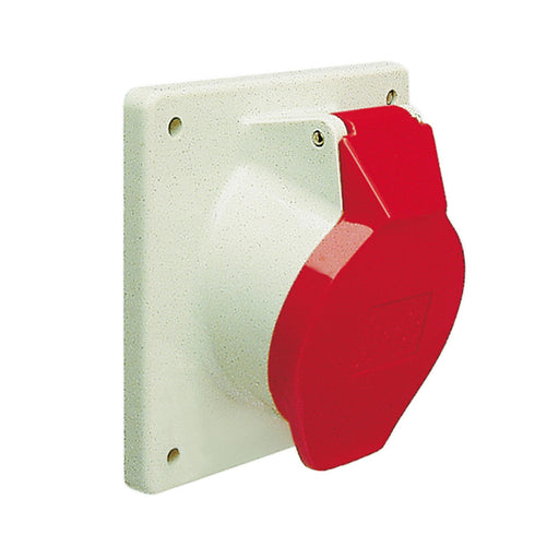 Walther Werke - CEE-Anbausteckdose (IEC 60309) Anbaudose 562P schräg 63A 5P 6h − 5 Stück