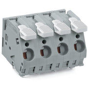 WAGO - Leiterplattenklemme Hebel 2706-254 6mm²,grau − 30 Stück