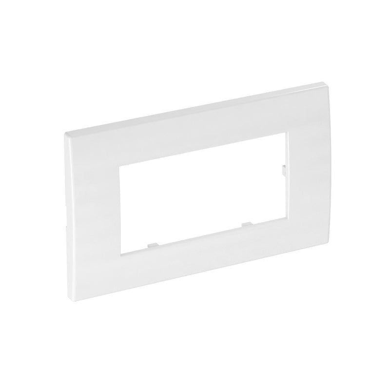 OBO Bettermann - Abdeckrahmen AR45-F2 RW 2fach 84x140mm rws − 1 Stück