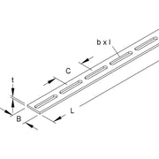 Niedax - Montageband Schlitzbandeisen S 30 X 4/2 − 2 Meter