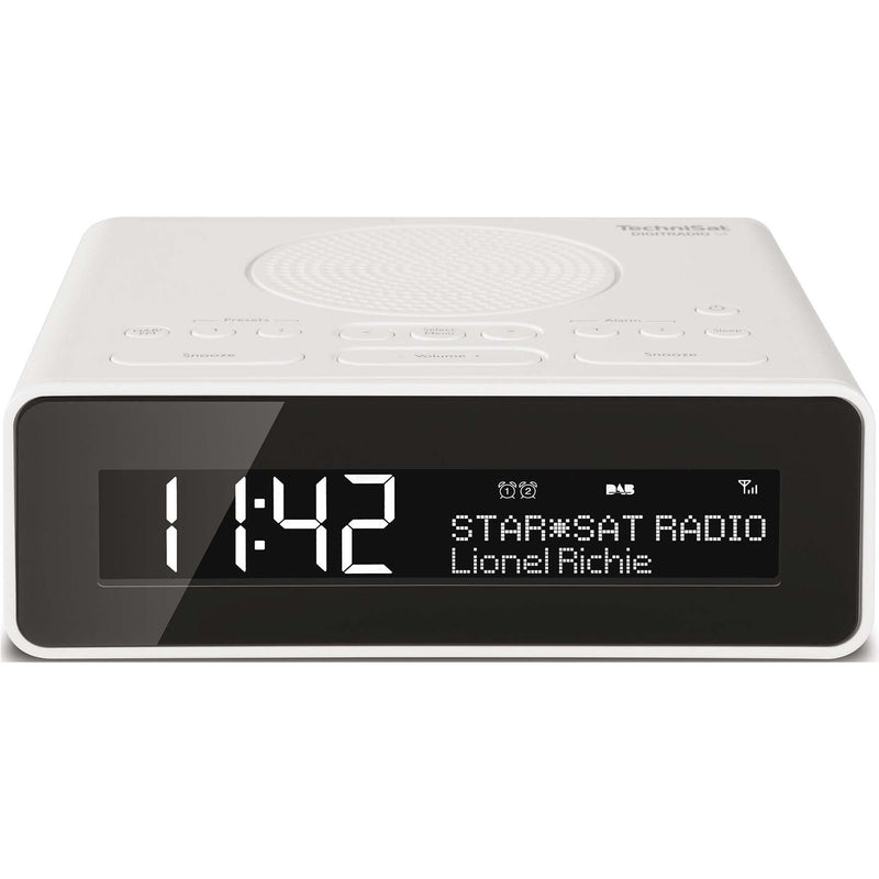 TechniSat - Radio Digital-Uhrenradio DIGITRADIO51 ws DAB+/UKW