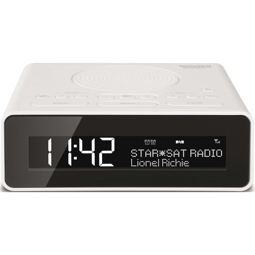 TechniSat - Radio Digital-Uhrenradio DIGITRADIO51 ws DAB+/UKW