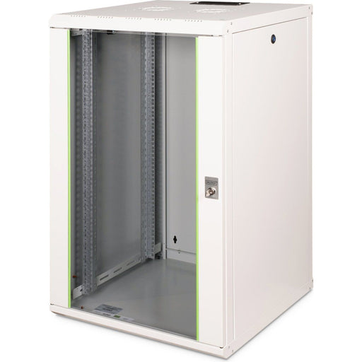 DIGITUS - Netzwerk-/Serverschrank Wandschrank mit Glastür DN-19 20U-6/6 RAL7035 HE 20