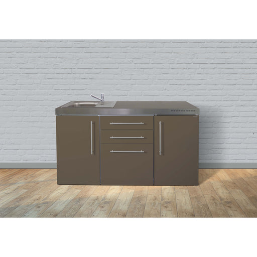 Stengel - Mini-Küche Miniküche Premiumline MPBMM160KSBOKSreBliS Mokka metallic