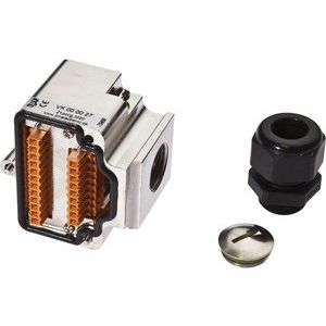 Ipf Electronic - Rundsteckverbinder, feldkonfektionierbar (Industriesteckverbinder) Kabeldosen/-stecker VK000027 Zn,21polig Metall, − 1 Stück