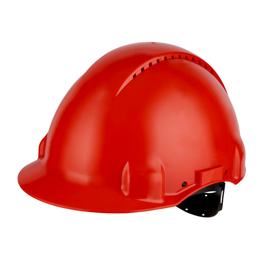 3M - Schutzhelm G3000 UV G30CUR rot, belüftet − 20 Stück