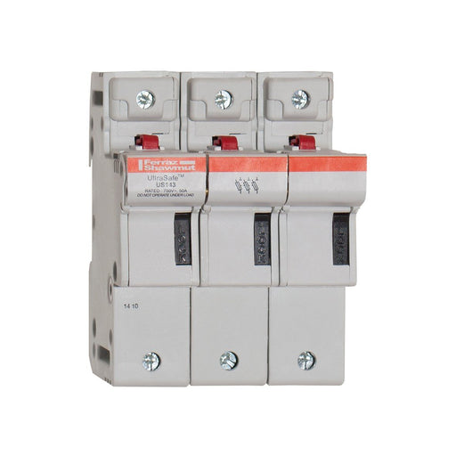 Mersen - Halter für zylindrische Sicherung Sicherungshalter UL US143 14x51 50A 3-p. − 2 Stück