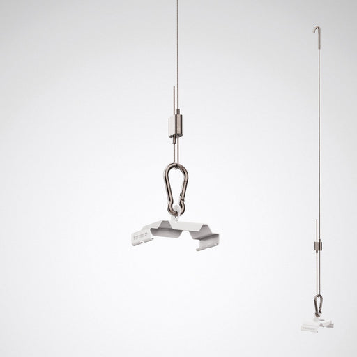 Trilux - Mechanisches Zubehör/Ersatzteile für Leuchten Seilabhängung A01DSXT/1500 078 01 weiß