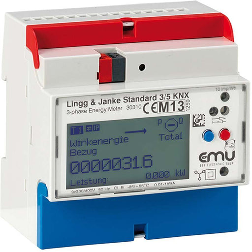 Lingg&Janke - Elektrizitätszähler Energiezähler EZ-EMU-WSTD-D-REG-FW Standard KNX REG 3-P