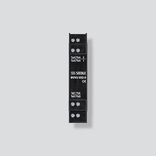 Siedle&Söhne - Zusatzgerät für Türkommunikation Bus-Video-Verteiler BVVU 652-0 unsymetr.schwarz