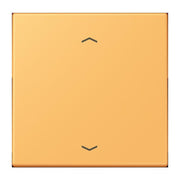 Jung - Abdeckung/Bedienelement für Installationsschalterprogramme Wippe mit Pfeilsymbolen LC 101P 254 ocre jaune clair