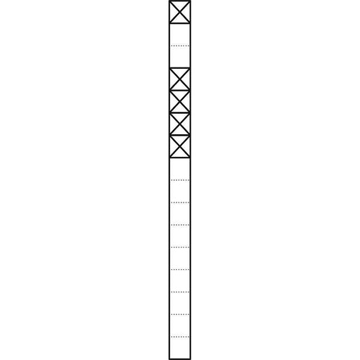 Siedle&Söhne - Kommunikations-Säule Kommunikations-Stele KSF 616-1/4 SM 1,6m sil/met 1+4Mod