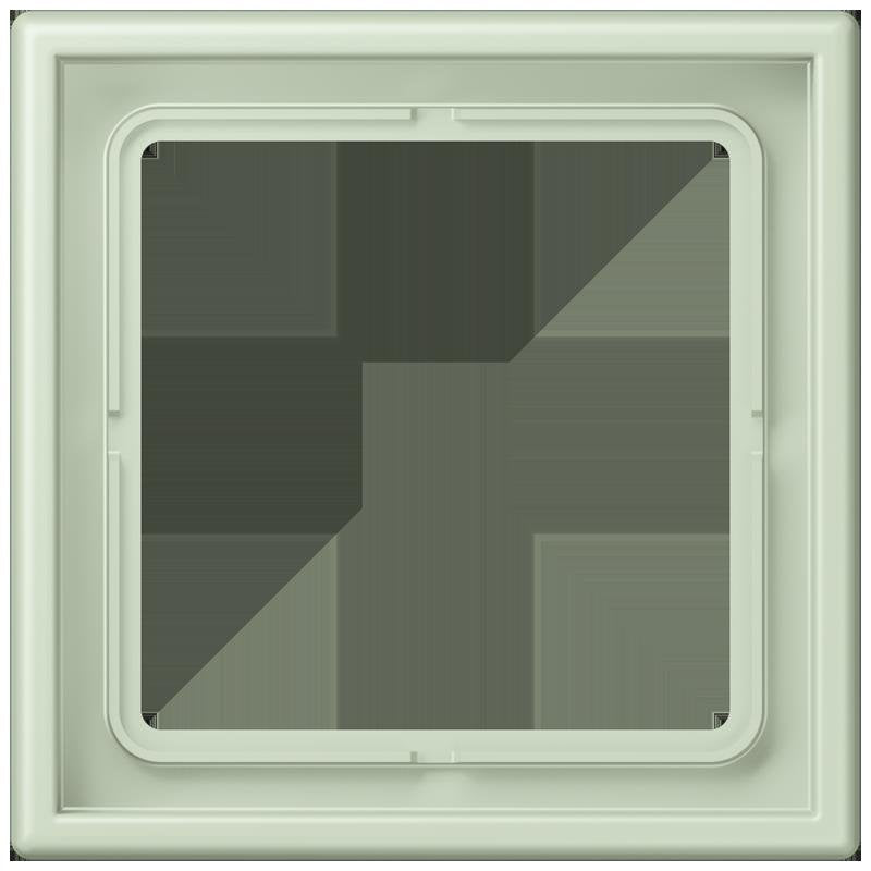 Jung - Abdeckrahmen Rahmen 1-fach LC 981 218 vert anglais pale