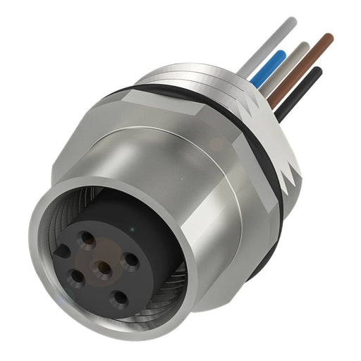 Balluff - Rundsteckverbinder, feldkonfektionierbar (Industriesteckverbinder) Flanschsteckverbinder BCC M455-000#BCC09JZ