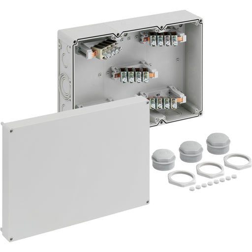 Spelsberg - Dose, Gehäuse für Montage auf der Wand/Decke Verbindungsdose Abox 700-70qmm/5 Ui=690V M63 IP54