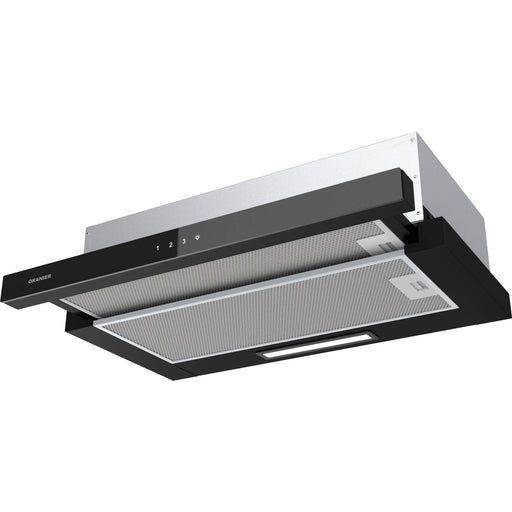 Oranier - Dunstabzugshaube Schublüfter FLA 560 Schwarzglas, 60 cm,