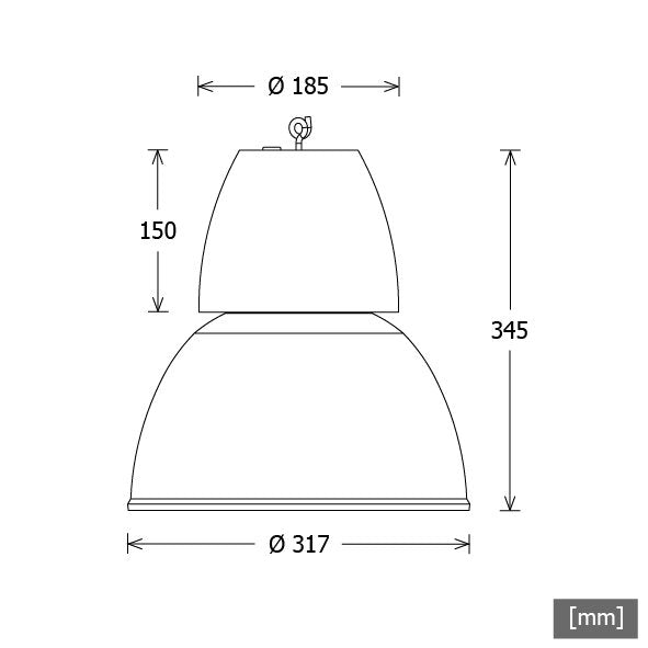 LTS Licht&Leuchten - Pendelleuchte LED-Pendelleuchte CAPL 300.3030.35 si silber 3000K 35Gr