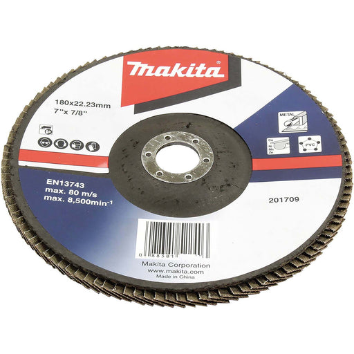Makita - Trenn-/Schleifscheibe Fächerschleifscheibe D-63529 180mm A60