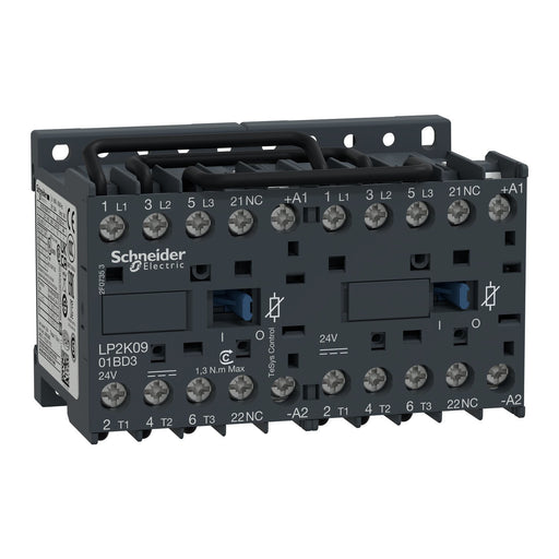 Schneider Electric - Schützkombination Wendeschütz LP2K0901BD3 3P 9A 24VDC