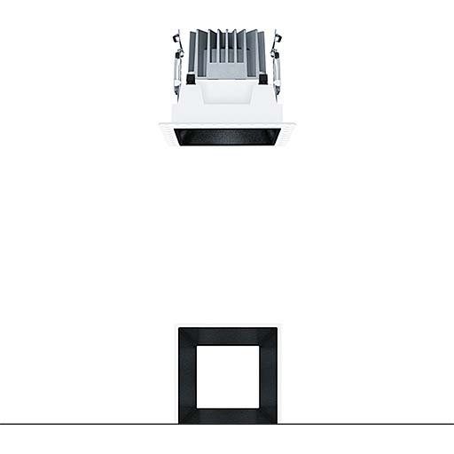 Zumtobel Group - Downlight/Strahler/Flutlicht LED - Einbauleuchte P - INF Q #60817919 4000K