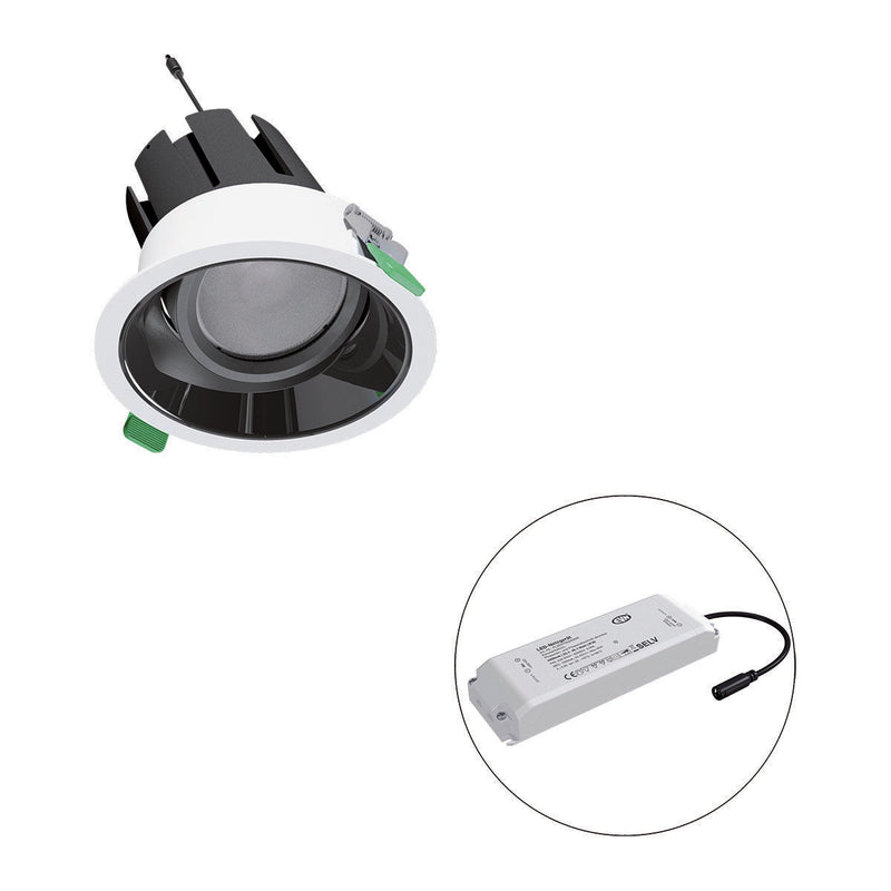 EVN Lichttechnik - Downlight/Strahler/Flutlicht LED-Einbauleuchte modular F04R09SM3830L55P Konfigurationstype