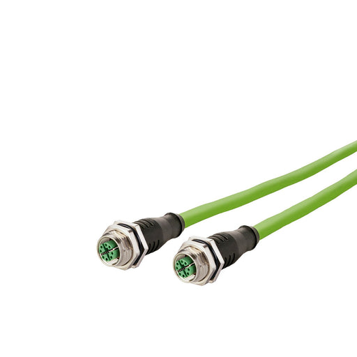 Metz Connect - Patchkabel Kupfer Industrie IndustrialEthernet Leitung 142M2X22100 X-kodiert, 10m, M12