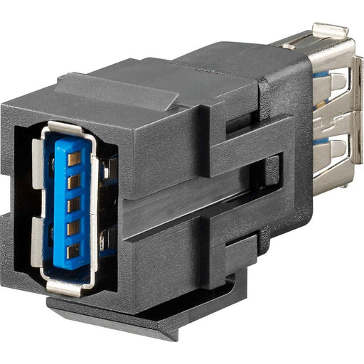 Rutenbeck - Einsatz/Abdeckung für Kommunikationstechnik Kommunikationsadapter KMK-USB 3.0 rw Keystone − 1 Stück