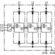 DEHN - Blitzstromableiter für Energietechnik Blitzstromableiter Typ1 DB MU 3PY 480 3W+G R DEHNbloc M