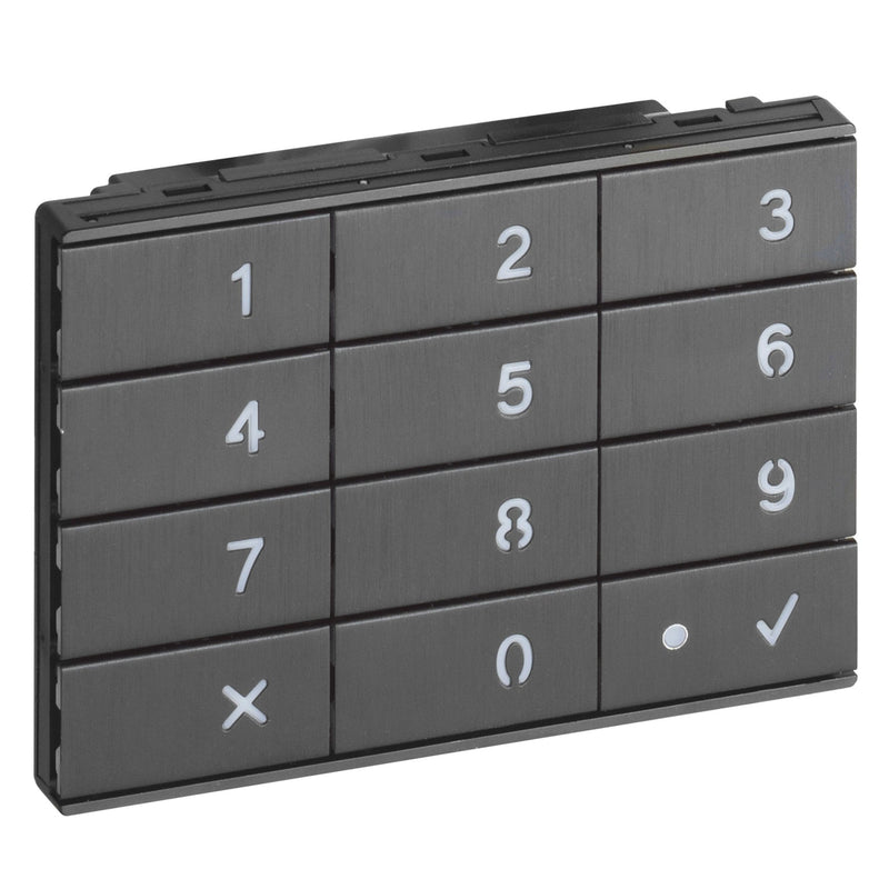 Legrand (BT) - Funktionsmodul für Türkommunikation LINEA 5000 Codelock 345510 schwarz o. Abdeckr
