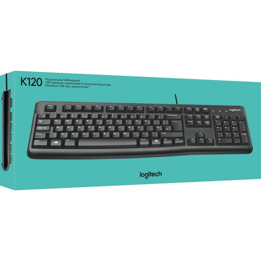Logitech - Tastatur K120 sw USB