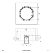 EVN Lichttechnik - Downlight/Strahler/Flutlicht NV EB-Leuchte 646 014 chr/mt 12V 50W GX5,3