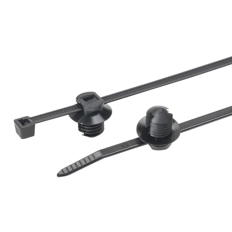 HellermannTyton - Kabelbinder Befestigungsbinder T50RFT10-HS-BK-D1 200x4,6 − 500 Stück